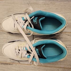 Nike Airmax - teal and cream, 6Y, 8W, 38.5 EUR